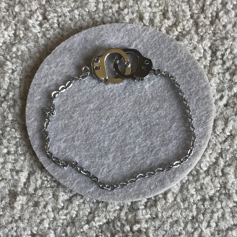 Silver Handcuff Bracelet/Anklet